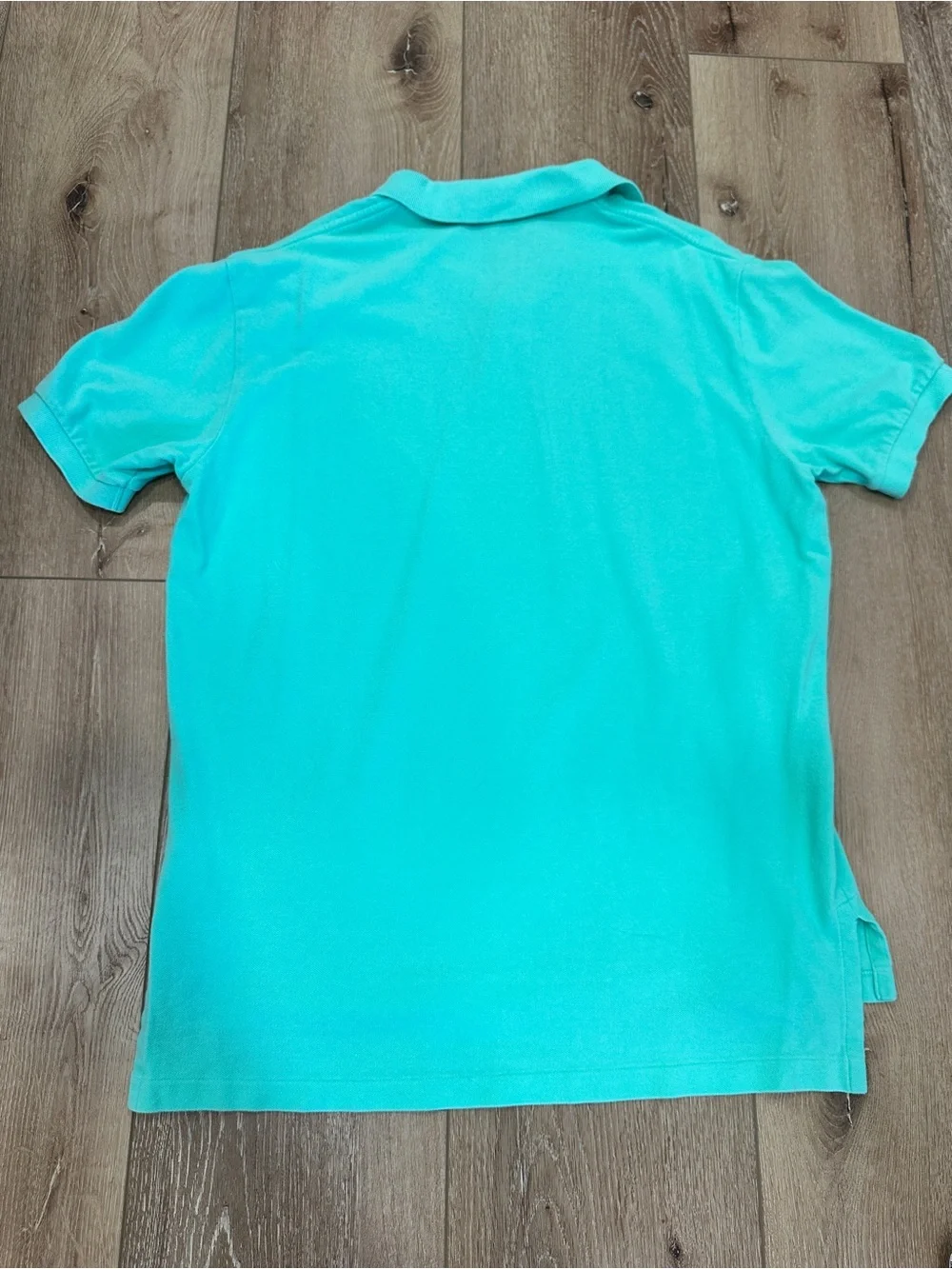Polo Ralph Lauren Sea Foam Green Polo Shirt Men's Size L Orange Pony Logo